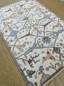 Alfombras de lana hechas a mano de lujo modernas de alta calidad, personalización anudada a mano suave, tamaño 5x8 a 12x14 para oficina en casa y hoteles vibrantes - Product Image 2