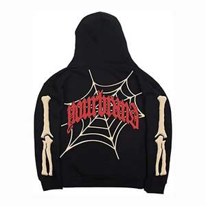 Wholesale Full Zipper Up 100% Cotton Hoodies For Men's Winter Wear Black Color With Sublimation Printed Design - Product Image 5