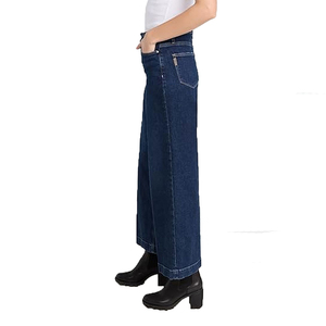 Pantalones vaqueros ajustados de talla grande para mujer, pantalones vaqueros elásticos de cintura alta para mujer, pantalones vaqueros de pierna pequeña, venta al por mayor - Product Image 3