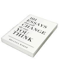 101 essais qui changeront votre façon de penser par Brianna Wiest | Réfléchissant et inspirant (broché) (VENTE EN GROS)