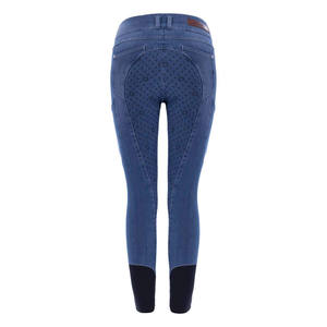 Pantalones vaqueros de alta demanda Ropa ecuestre en 360 Stretch High Tech Denim Pantalones de equitación Pantalones Jodhpurs - Product Image 4