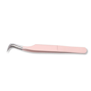 Curved <b>Eyelash</b> Tweezers for Volume Lash <b>Fan</b> Making Suitable for Lash Technicians and Beauty Professionals - Product Image 2