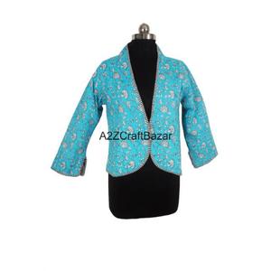 Giacca trapuntata <span class=keywords><strong>a</strong></span> blocchi floreali con stampa trapuntata da <span class=keywords><strong>donna</strong></span> Plus Size cappotto in cotone stampato <span class=keywords><strong>a</strong></span> <span class=keywords><strong>fiori</strong></span> Blazer Kimono Casual da <span class=keywords><strong>donna</strong></span> - Product Image 3