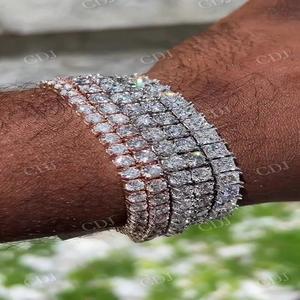 Hot Selling Unique 14K <b>Gold</b> Plated Diamond <b>for</b> <b>Bracelet</b> VVS1 Moissanite Tennis <b>for</b> <b>Bracelet</b> Perfect Gift <b>for</b> <b>Women</b> - Product Image 4