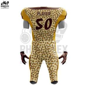 Uniformes légers personnalisés de football américain Nouveau dernier style Uniformes de football américain de couleur unie Meilleure vente - Product Image 6
