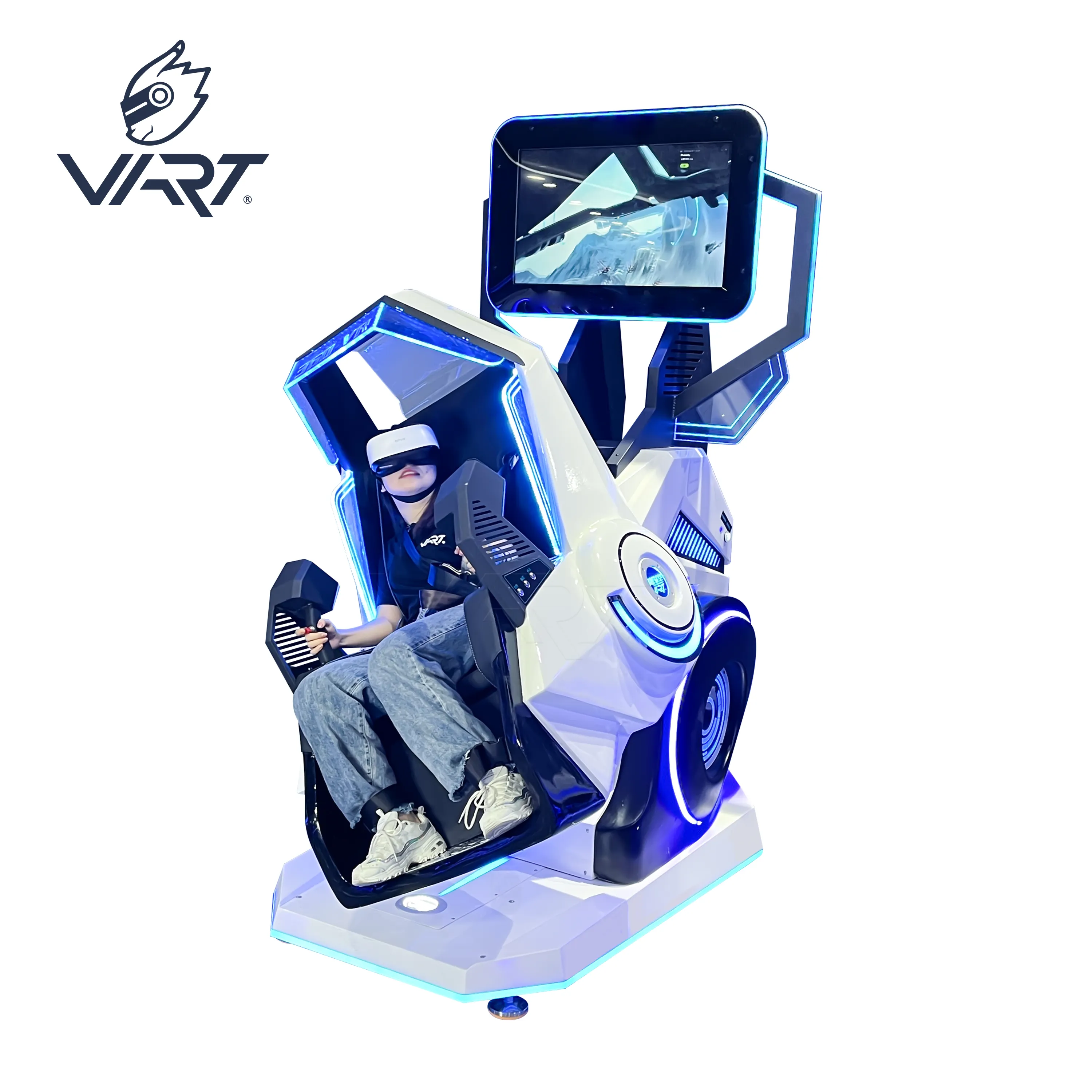 High Quality 3D Glasses 9D Vr Motion Chair Flight Simulator Equipment 360 Degree Rotation 9D Vr Machine 9D Vr Flying Simulator