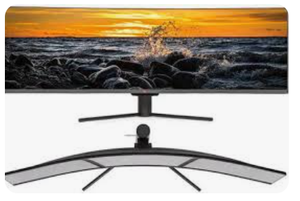 Monitor Curvo para Juegos OLED DQHD de 49 Pulgadas Disponible en Existencia, 144 Hz, Tiempo de Respuesta de 0.03 ms, Curvatura de 1800R, HDR, Pantalla Ancha para PC - Product Image 2
