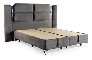 High Quality Modern European Soft <b>Bed</b> Double Size King Size Queen Extendable Storage Ottoman Upholstered Home Furniture <b>Bed</b> Base - Product Image 2