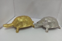 Prix usine vente chaude métal Sculpture grue flamant rose Figurine LION éléphant tortue tortue pour la maison ou le bureau décor de Table
