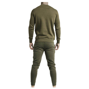 Traje de chándal de algodón y poliéster de estilo único para hombre, jersey de gran tamaño con logotipo personalizado, conjunto de chándal de talla grande para correr en el gimnasio - Product Image 3