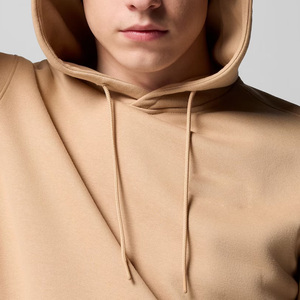 Sweat à capuche oversize uni respirant avec logo personnalisé pour homme, manches longues, avec design de logo personnalisé, couleur unie, haute qualité 2026 - Product Image 5