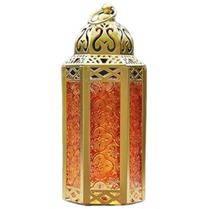 Farol Vintage de Latón de Alta Calidad con Relieve, Vidrio Verde y Acabado Pulido para Decoración de Mesa, Farol Árabe para Decoración - Product Image 2