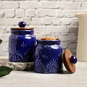 Pot en céramique artisanal pour le rangement et l'organisation de la cuisine, pot en céramique élégant pour la maison, la cuisine et la salle à manger, prix abordable - Product Image 6