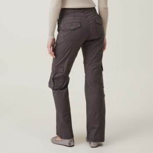 Pantalones de cintura con cordón para mujer Pantalón inferior | Pantalones vaqueros de algodón para mujer Pantalones transpirables informales para exteriores Pantalones Joggers Logotipo personalizado - Product Image 5