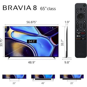 Paquete de Televisor Inteligente HD 4K de 65 Pulgadas con Pantalla de 120Hz y Cable de Transmisión para Hoteles - Product Image 5
