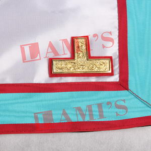 Franc-maçon Mark Worshipful Masters Tablier Prix de gros Maçonnique Regalia Tablier pour uniforme - Product Image 3