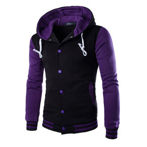 Comfortable Warm College Outerwear Trendy Varsity Fashion Look <b>Perfect</b> <b>Fit</b> Everyday Men's Jackets Choice - Product Image 5