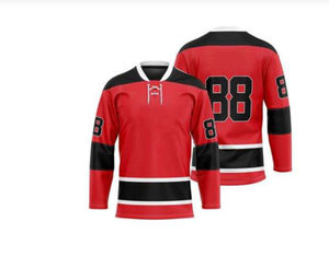 Venta al por mayor mejor calidad nuevo estilo sublimado deportes poliéster uniforme de hockey sobre hielo totalmente personalizado jersey de hockey sobre hielo - Product Image 3