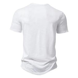 Nuevas camisas informales de verano para hombre, cuello abotonado, manga corta blanca, tejido transpirable, poliéster/algodón - Product Image 2