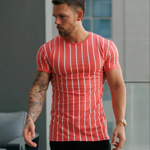 เสื้อยืดเข้ารูปลายปะการังสีขาวสำหรับผู้ชายเสื้อยืดผ้าฝ้ายระบายอากาศออกแบบโลโก้ได้ตามต้องการ - Product Image 1