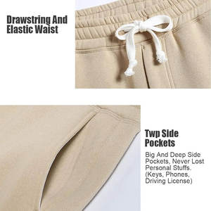 Shorts en molleton de haute qualité pour hommes Shorts en coton biologique Street Wear hommes pantalons de survêtement courts Shorts en éponge française avec logo personnalisé - Product Image 2