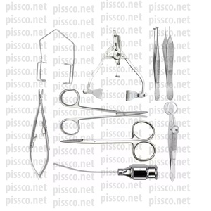 Ensemble d'instruments de microchirurgie vétérinaire, usine directe pisco, ensemble de Micro pinces à attacher, emballage personnalisé - Product Image 2