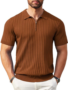Camiseta Polo de punto de diseño profesional para hombre/camiseta transpirable de manga corta de ajuste Regular para hombre, camiseta Polo de algodón de talla grande - Product Image 2