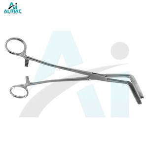 Forceps Wertheim Parametrium en acier de haute qualité ALMAC pour la chirurgie gynécologique avec une forte adhérence et une manipulation précise des tissus - Product Image 3