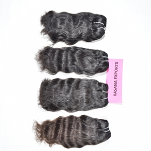 Fabrique des Extensions de Cheveux Humains Ondulés en Gros Non Transformés, Vendeurs Indian 100% Deep Wave Natural Bundle Wavy - Product Image 3