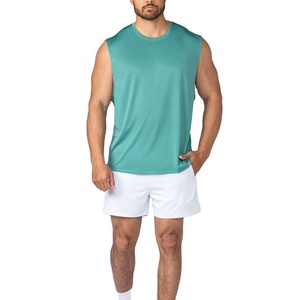 Camiseta sin mangas para gimnasio, para hombre, para culturismo, entrenamiento, personalizada, cuello redondo, color personalizado, muy vendida, para fitness y entrenamiento. - Product Image 5