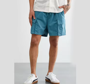 Shorts de course décontractés pour hommes, respirants, à séchage rapide, amples, grande taille, mode, unis, élastiques, fitness - Product Image 3