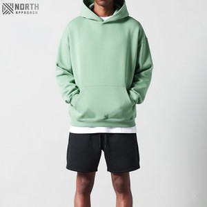 Nouvel arrivage de pull en molleton de coton pour filles, sweat à capuche court, couleur unie, logo personnalisé, respirant, élégant, saison d'automne - Product Image 1
