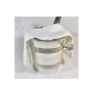 Seau refroidisseur de vin en aluminium pour bar Refroidisseur de vin personnalisé Seau à glace avec bouton - Product Image 1