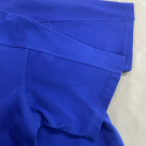 เสื้อยืดสำหรับผู้ชายทรงหลวมเข้ารูปผ้าฝ้าย100% ออกแบบได้ตามต้องการปักไหล่ผ้าคอตตอนโอเวอร์ไซส์ดีไซน์ใหม่ - Product Image 4