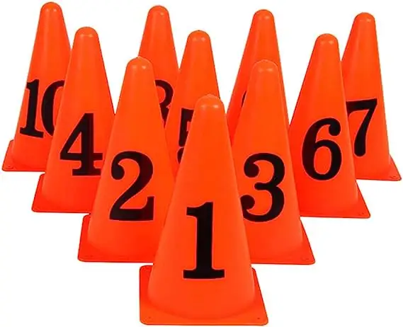 Hot Custom Top Quality Name Number Print indoor Outdoor Activities Games Fields Ground Marker cone Sports Agility Markers Cones