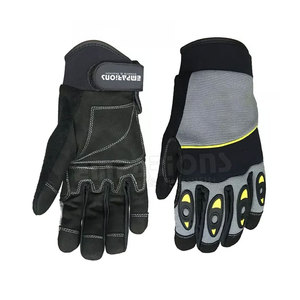 Gants mécaniques avec Logo personnalisé en cuir à bas prix, gants mécaniques de sécurité des mains à vendre - Product Image 2