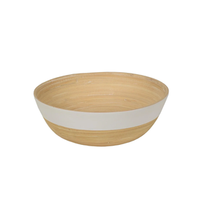 Vente en gros de bols à salade en bambou filé bicolore fabriqués à la main et écologiques, nouvelle technique de polissage du Vietnam pour le service de fête - Product Image 4