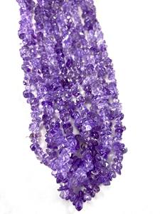 Piedra preciosa de corte de viruta de amatista Natural, piedra preciosa suelta, amatista púrpura, piedra preciosa sin cortar, fabricación de joyas, hebra de cuentas - Product Image 3