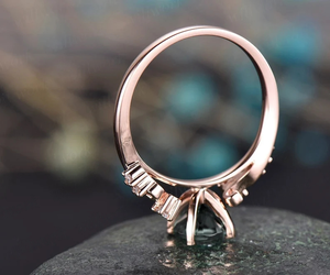 แหวนมอสแฟนซีของผู้หญิงแหวนปรับอาเกตเครื่องประดับสำหรับการหมั้นหรืองานครบรอบขายส่งจำนวนมากสำหรับงานเลี้ยง - Product Image 5