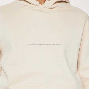 Sweats à capuche surdimensionnés personnalisés avec logo, en molleton français, impression de logo, impression en relief, pour femmes et hommes - Product Image 2