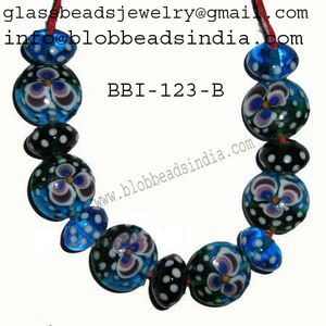 Bracelets de perles de verre artisanales Perles de verre en vrac pour la conception de bracelets uniques Bracelets de perles de verre au chalumeau faits à la main - Product Image 5