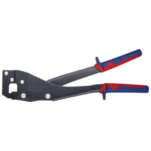 Pince à riveter Knipex Punch Lock, finition bruni, avec poignées multi-composants pour utilisation à deux mains - Product Image 1