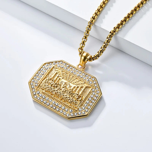 High Quality Hand Made Custom Hip Hop Pendant Necklace Iced Out Fashion 925 Silver VVS Leb Grown Personalized Jewelry Pendant - Product Image 3