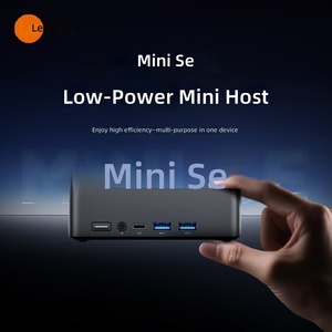 Mini PC Lecoo 12e génération avec Intel N100 (jusqu'à 3,4 GHz) 4C/4T, 8 Go DDR4, SSD M.2 256 Go, Bureau partagé, pour les entreprises, DOS Op - Product Image 3
