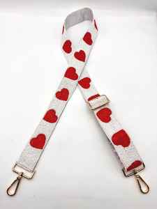 Correa de Bolso con Cuentas, Correa Cruzada con el Color del Equipo para Bolsas Transparentes de Estadio, Diseño Artesanal con Cuentas de Semillas - Product Image 5