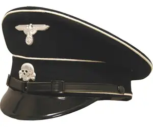 Alman WW2 Allegmeine em-nco şapka memuru siperlikli şapka SS alman üniforma aksesuarları alman memur başlık