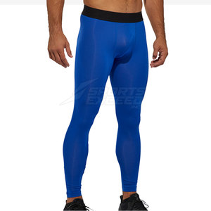 Leggings para Hombre Hechos a Medida al por Mayor, Cintura Elástica Ajustable de Alta Calidad, Largura Completa con Logotipo en la Cintura - Product Image 3