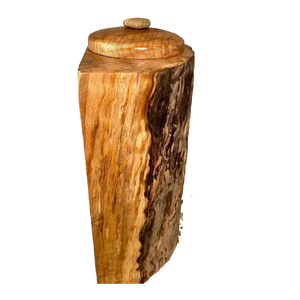 High Quality Premium Solid Wooden Handmade Cremation Urns with Lid Round 4-5L Capacity <b>Art</b> Deco Design for Ashes Memorial - Product Image 4