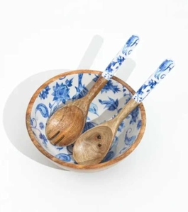 ชามสลัดไม้เคลือบทำมือรักษ์โลก ดีไซน์ทันสมัย สำหรับใช้ในโรงแรม ร้านอาหาร งานเลี้ยงที่บ้าน - Product Image 3