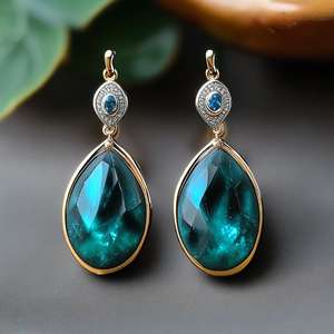 Pendientes Largos de Plata de Ley S925 para Mujer, Diseño Nuevo - Product Image 5